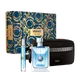 Set de 3 Piezas para Caballero Versace Eau de Toilette 100ml + Eau de Toillete de Viaje 10ml + Neceser de Regalo